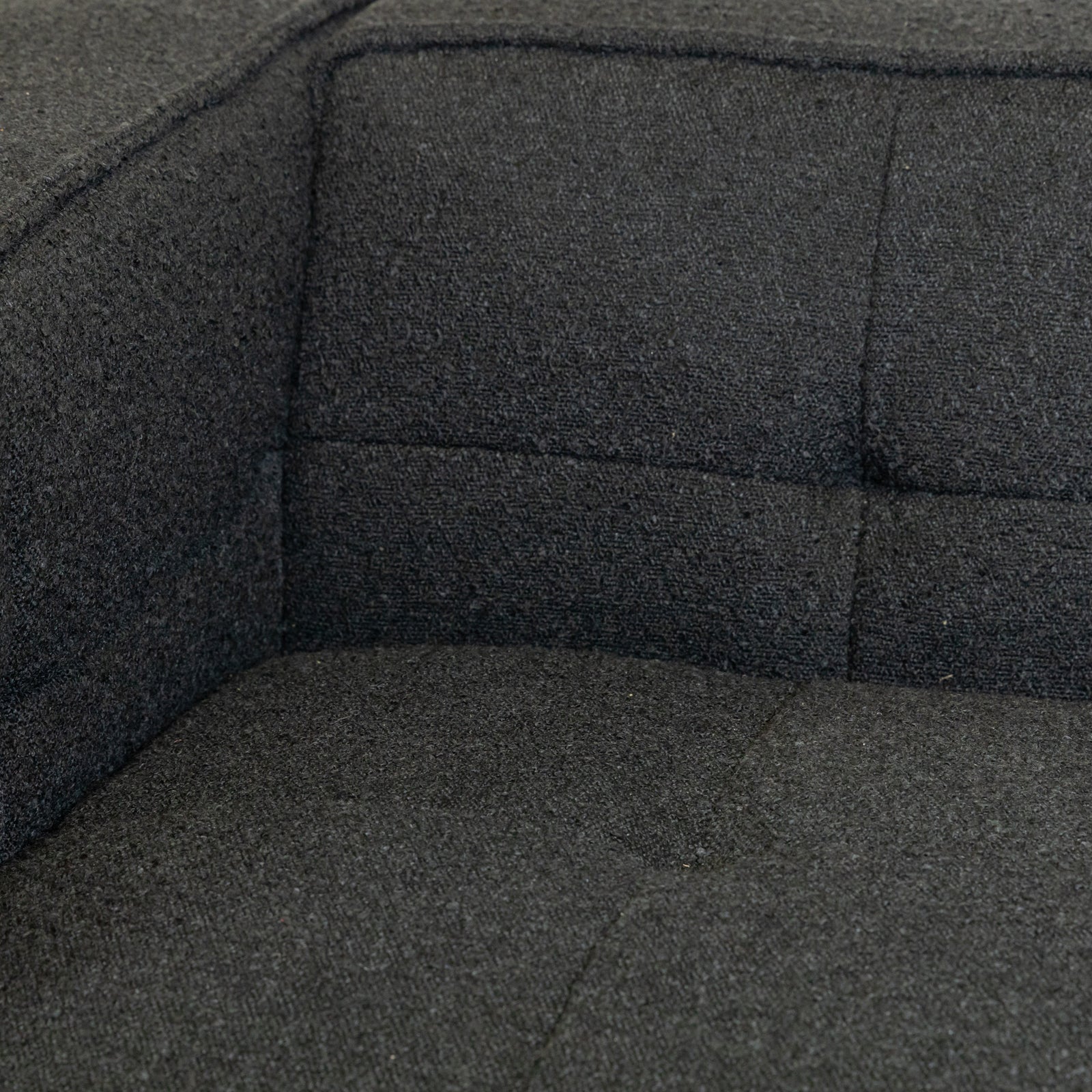 Cubic Studio Sofa Brick Black Boucle 2 Seater