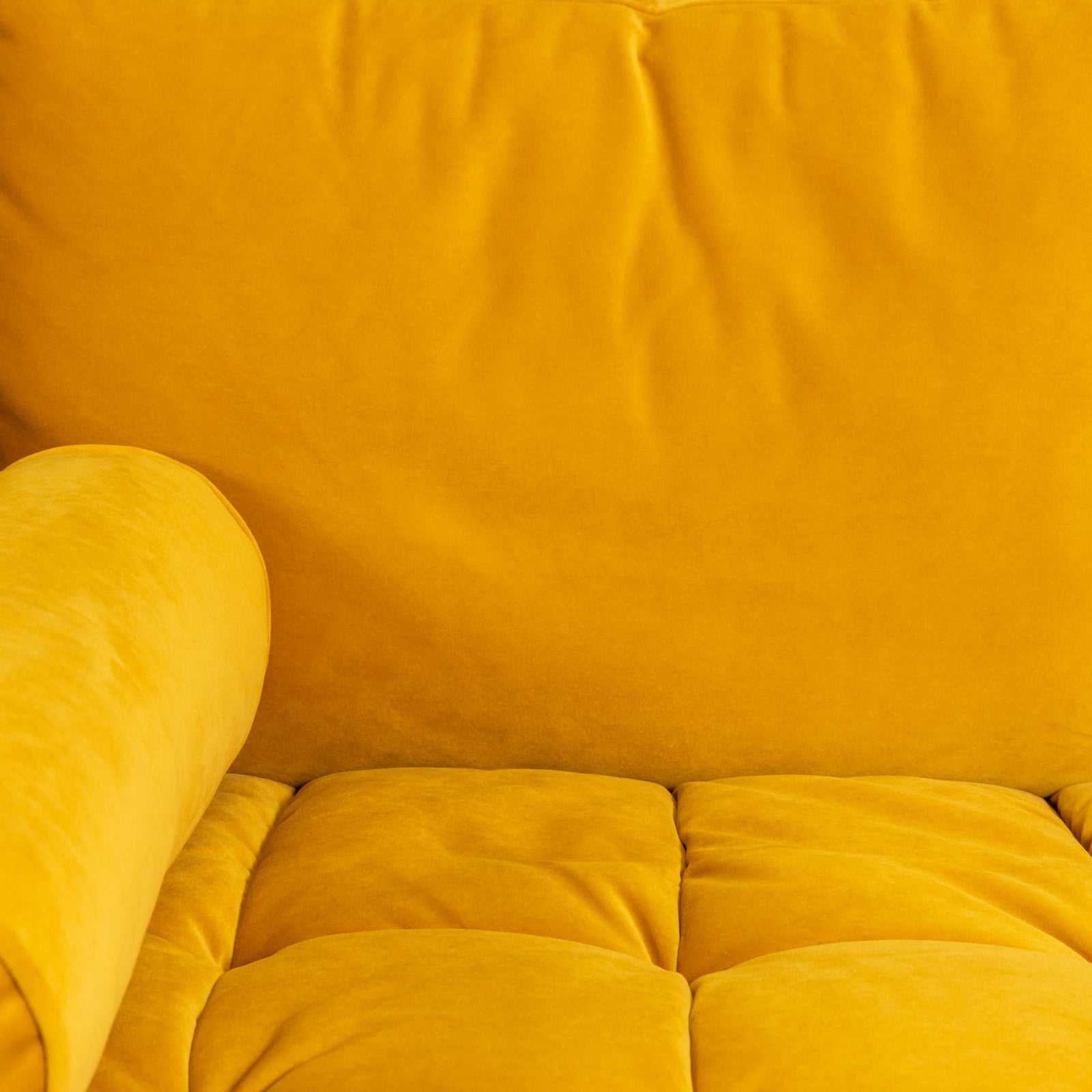 Ashfield 2 Seater Sofa Ochre Velvet