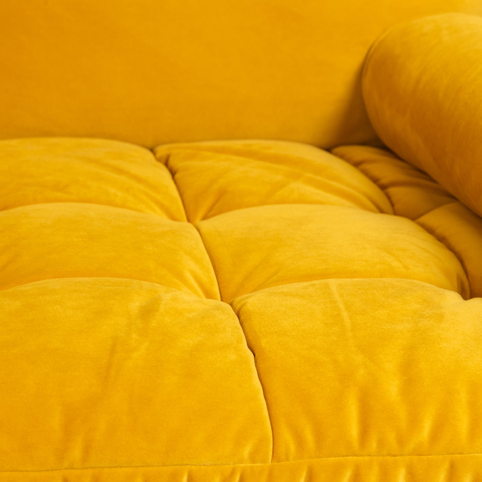 Ashfield 2 Seater Sofa Ochre Velvet