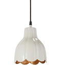 Tullipa Pendant Plug In Lamp Cream