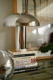 HKliving Lounge Table Lamp Chrome