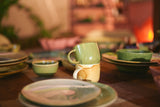 HKliving Chef Ceramics: Mug Rustic Cream/Brown