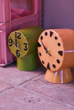 HKliving Retro Ceramic Clock Peach