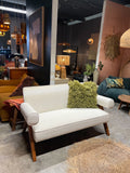 Pierre Jeanneret Style Easy Sofa Boucle White