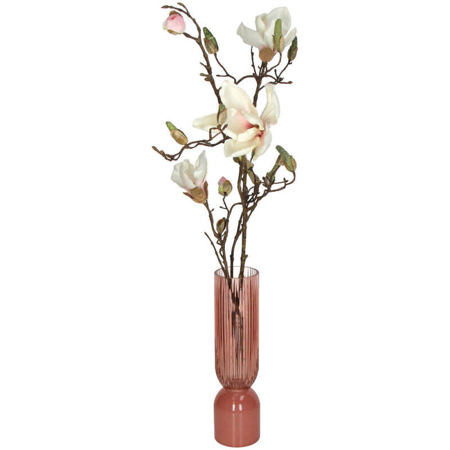 Vase Glass Peach