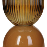 Vase Glass Ochre