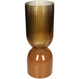 Vase Glass Ochre