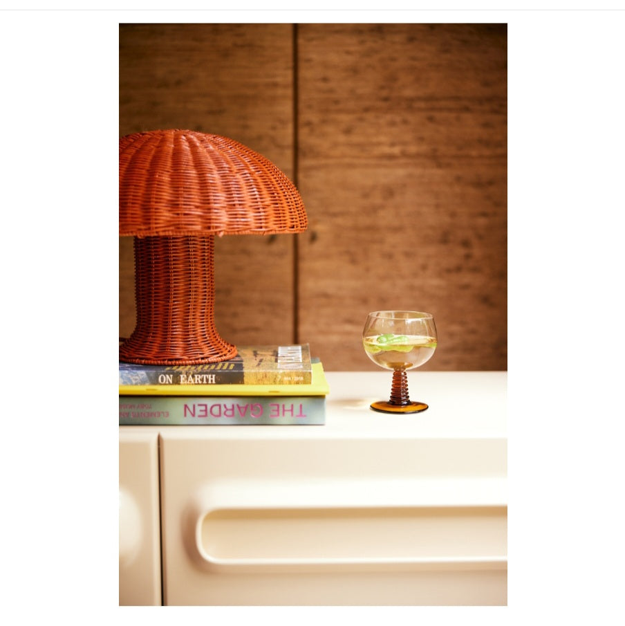 HKliving Rattan Table Lamp Coral