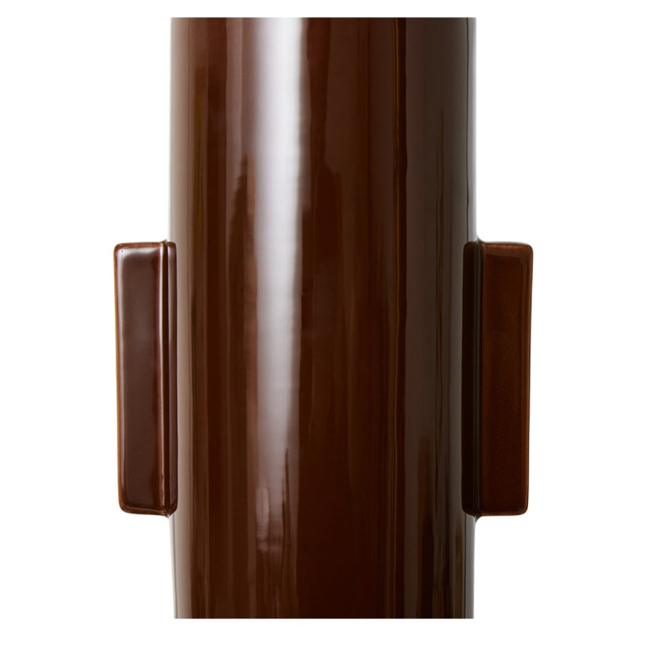 HKliving Ceramic Vase Espresso L