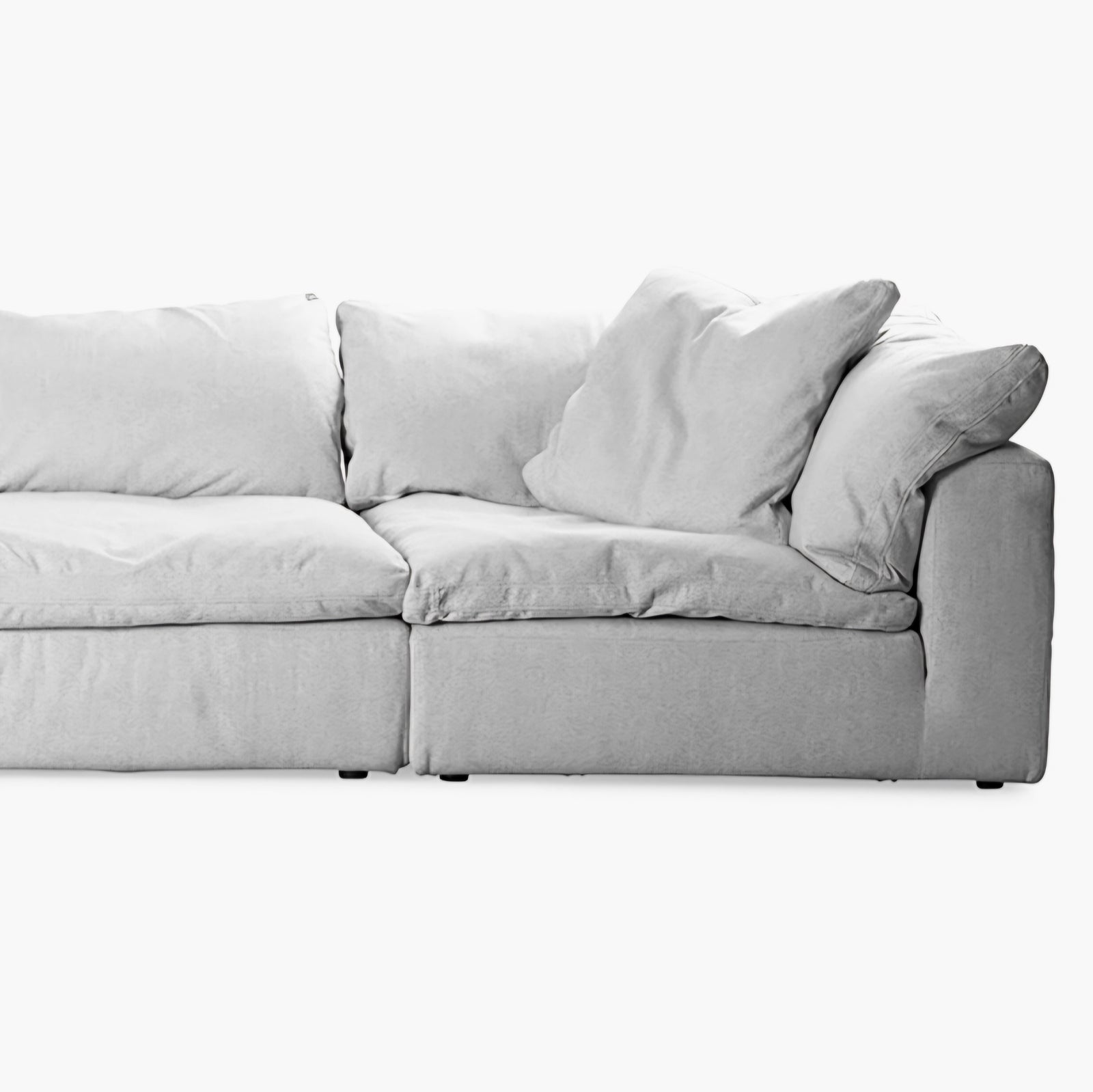 Cloud Sofa White Linen 2 Seater