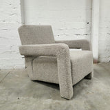 Utrecht Style Armchair Grey Boucle