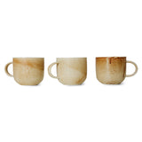 HKliving Chef Ceramics: Mug Rustic Cream/Brown