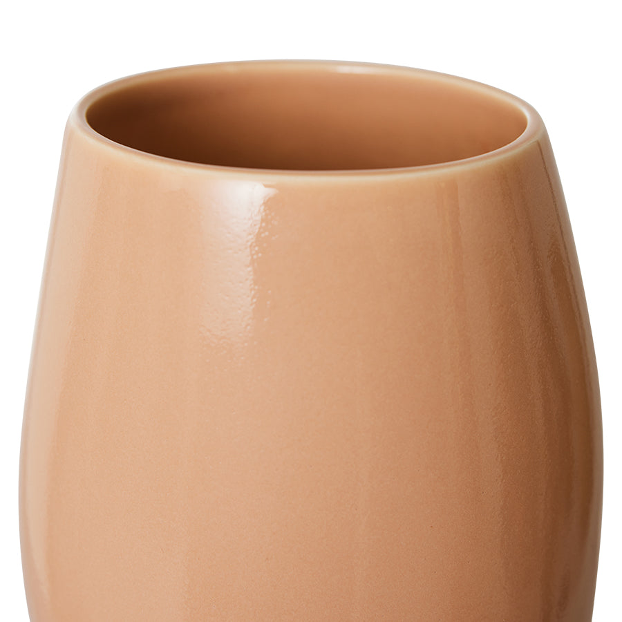 HKliving Ceramic Vase Organic Cream, M