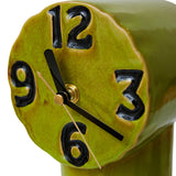 HKliving Retro Ceramic Clock Olive