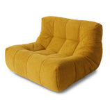 HKliving Lazy Lounge Chair Fluffy, Ochre