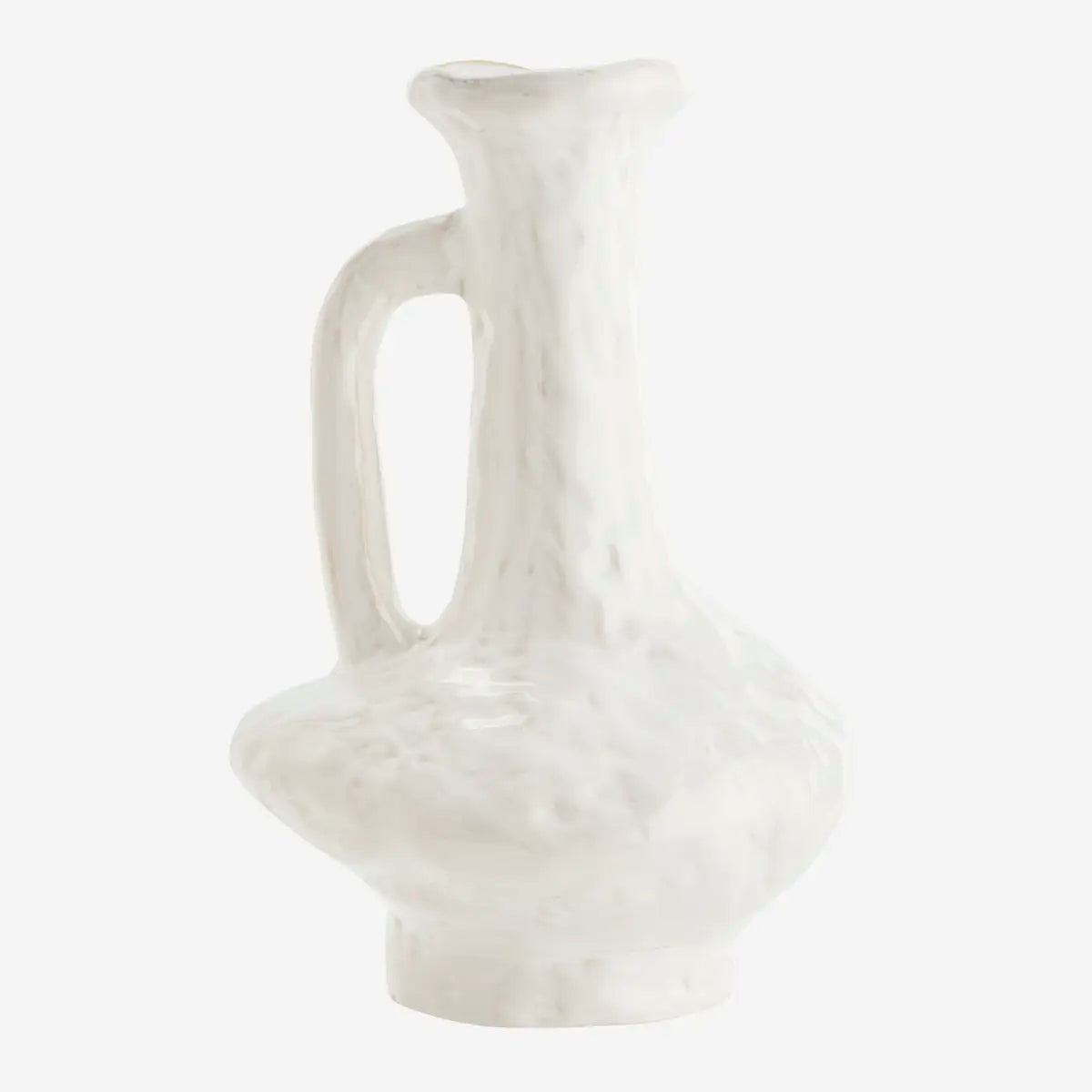 Stoneware Vase Off White Madam Stoltz