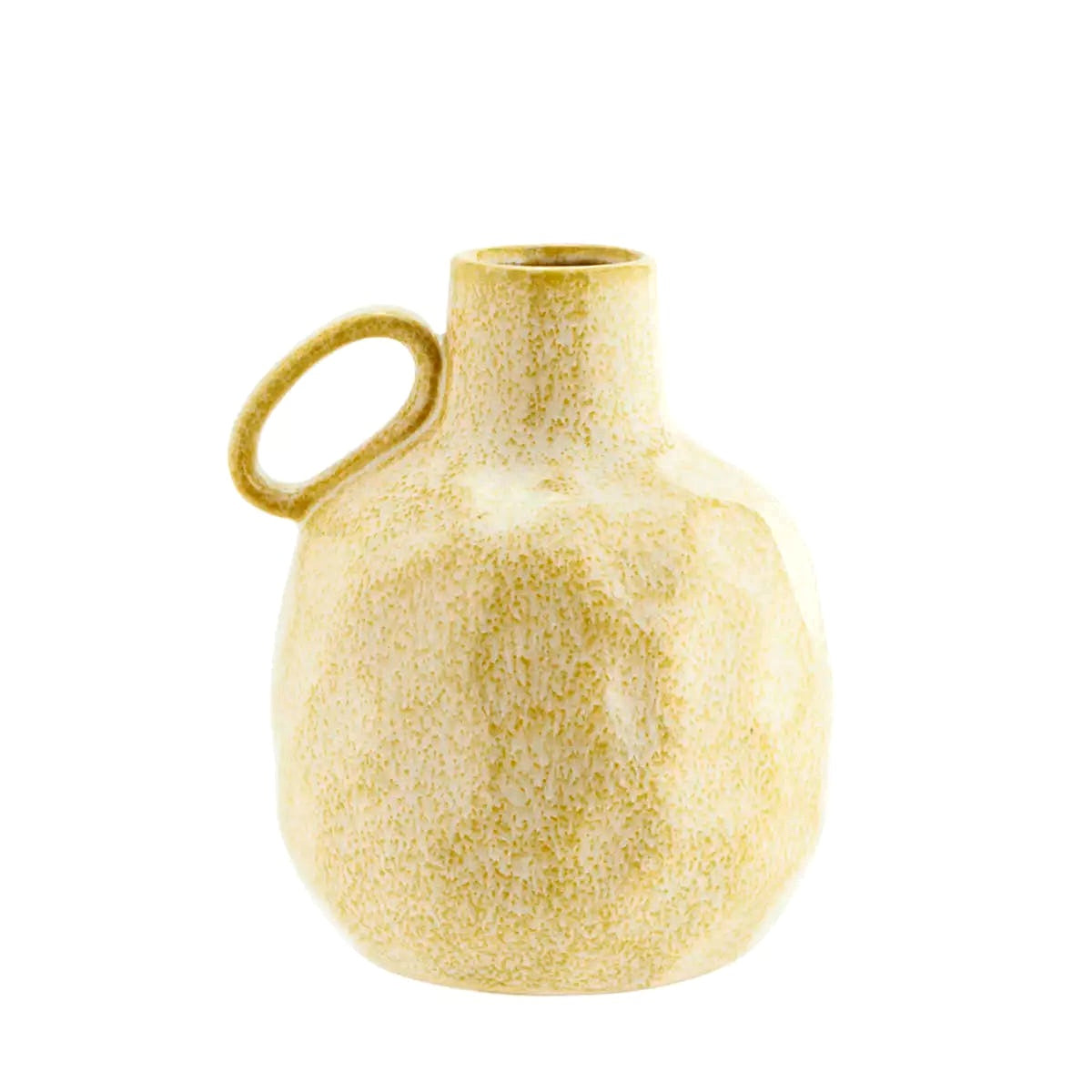 Stoneware Vase With Handle