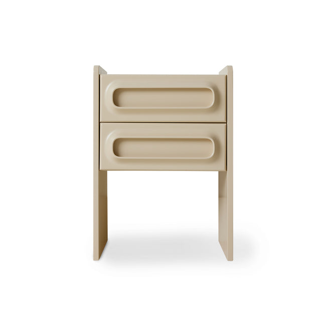 HKliving Space Nightstand Cream