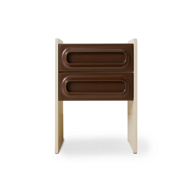 HKliving Space Nightstand Coffee/Cream