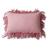 HKliving Rugged Woolen Cushion Pink 70x45cm