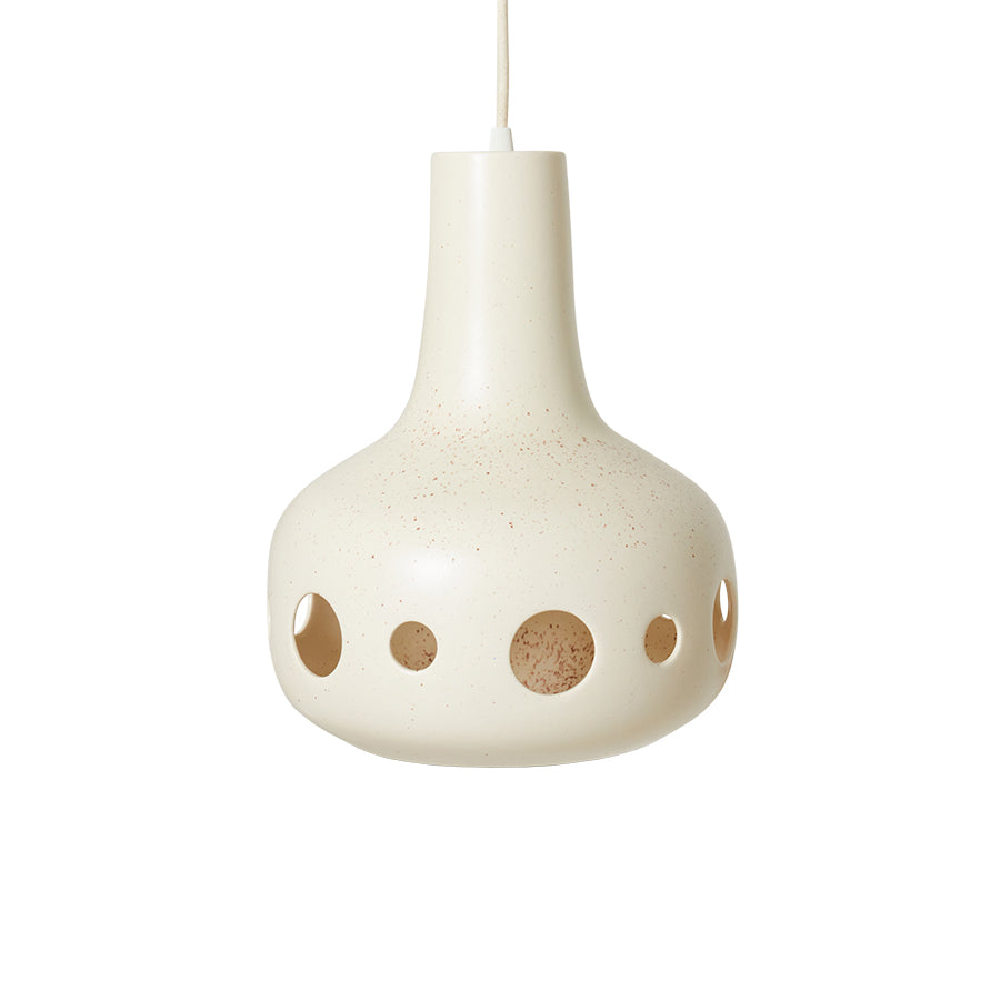 HKliving Dangle Pendant Lamp Eggshell White