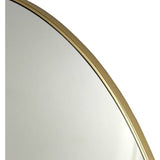 Round Mirror Gold 96cm