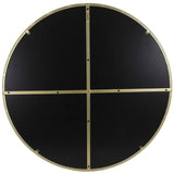 Round Mirror Gold 96cm