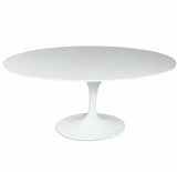 Eero Saarinen Tulip Style Table - White Oval Top - 170 x 110