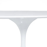 Eero Saarinen Tulip Style Table - White Oval Top - 170 x 110