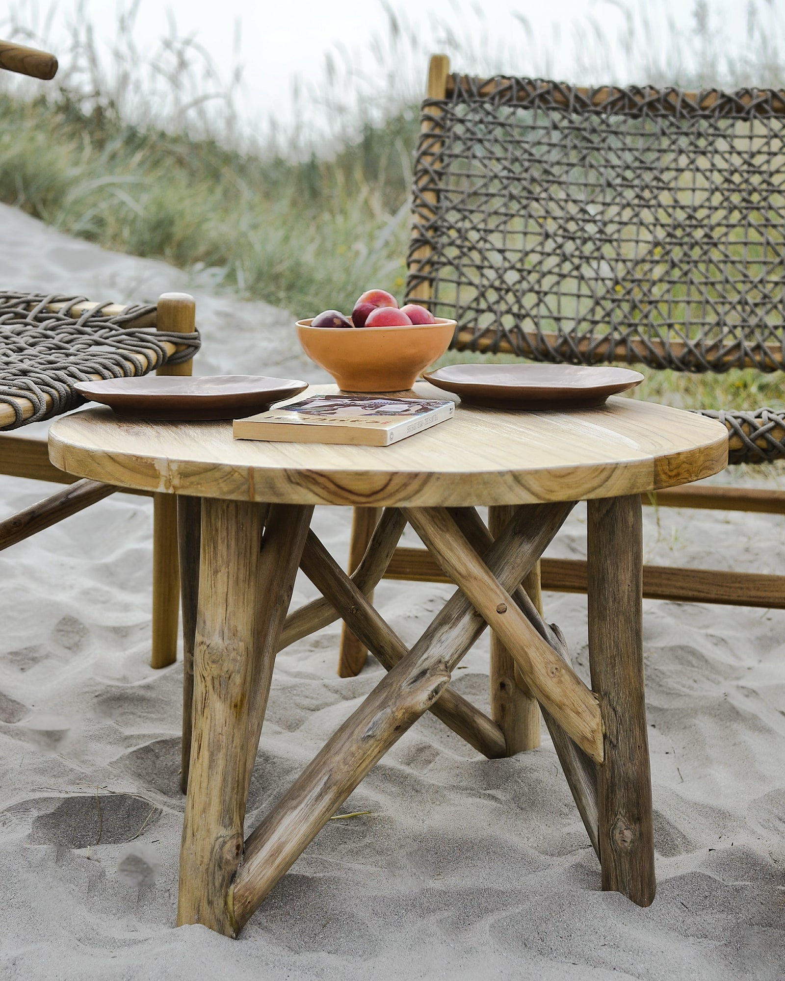 Teak wood on sale corner table