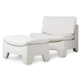 HKliving Retro Lounge Armchair Boucle Cream